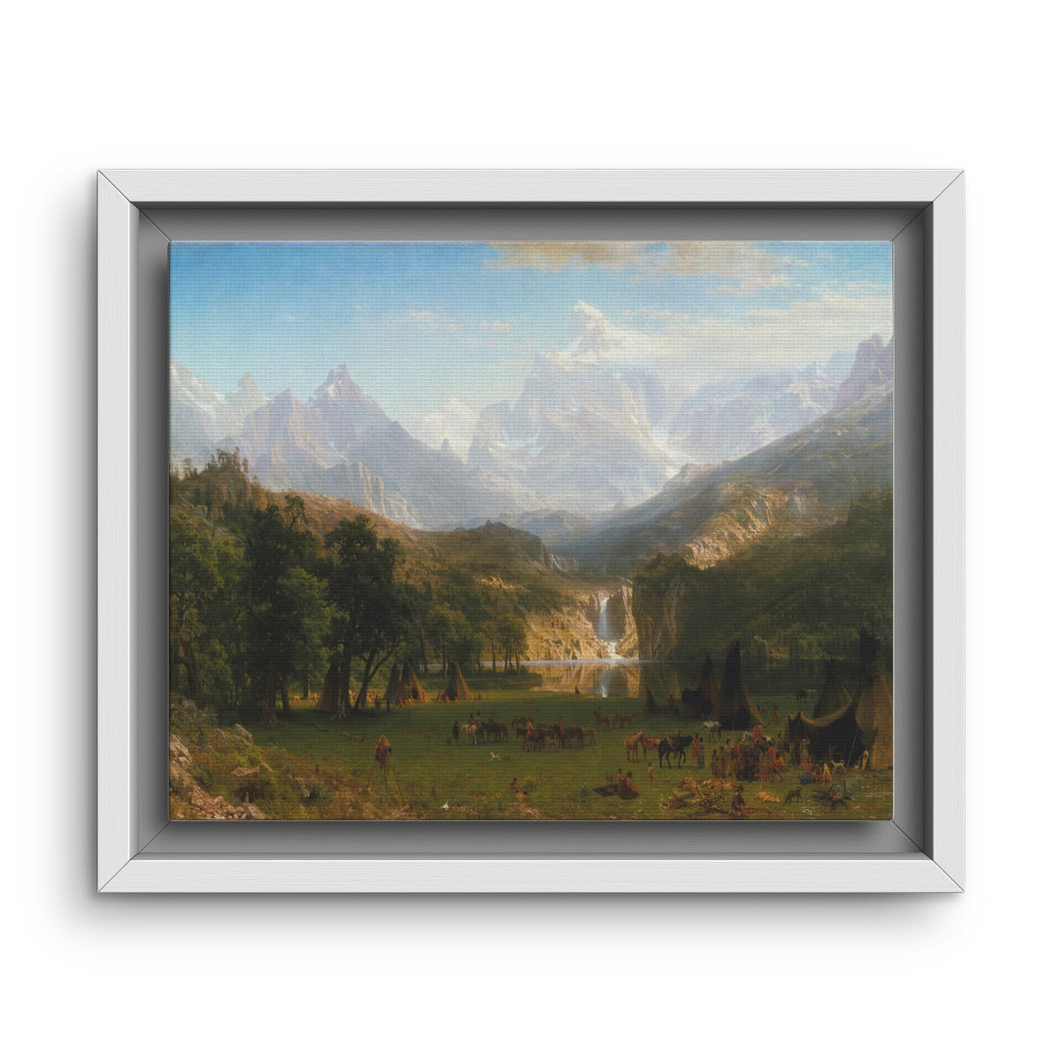 Matte Canvas, Framed (Multi-color)