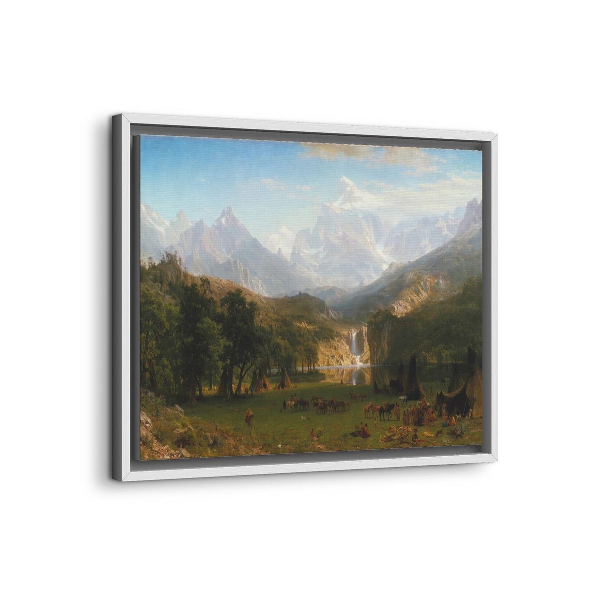 Matte Canvas, Framed (Multi-color)