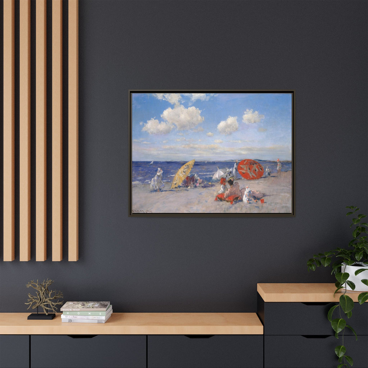 Matte Canvas, Framed (Multi-color)