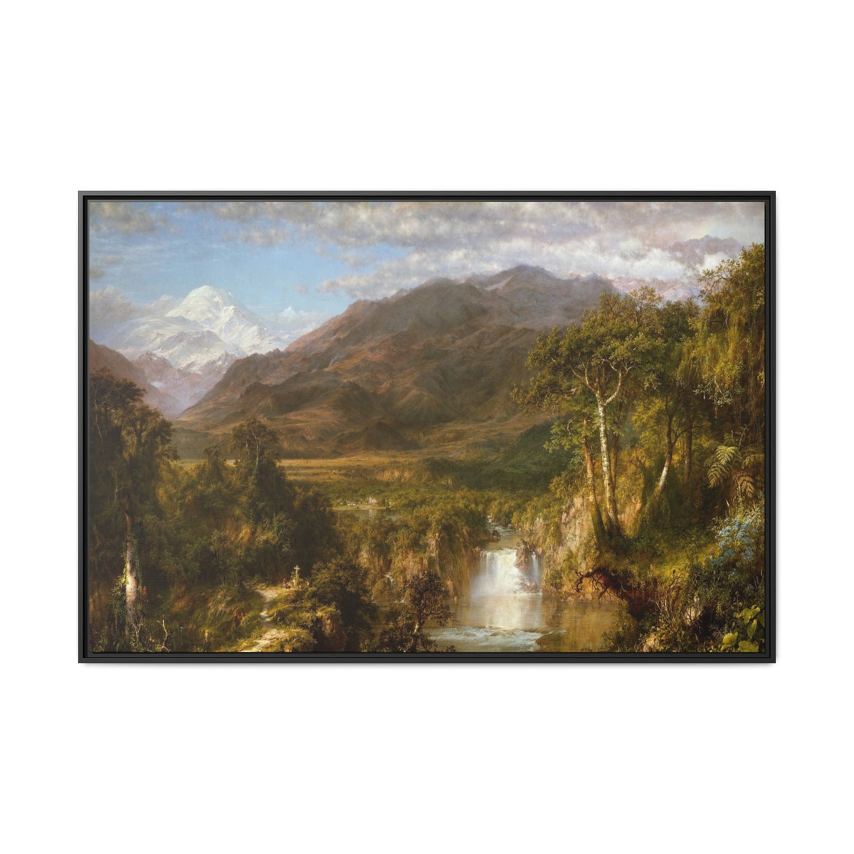 Matte Canvas, Framed (Multi-color)