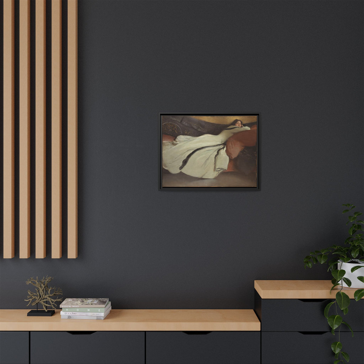 Matte Canvas, Framed (Multi-color)