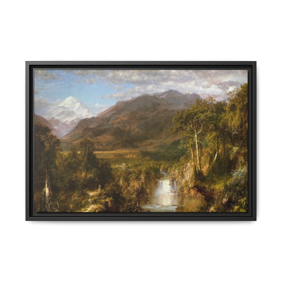 Matte Canvas, Framed (Multi-color)