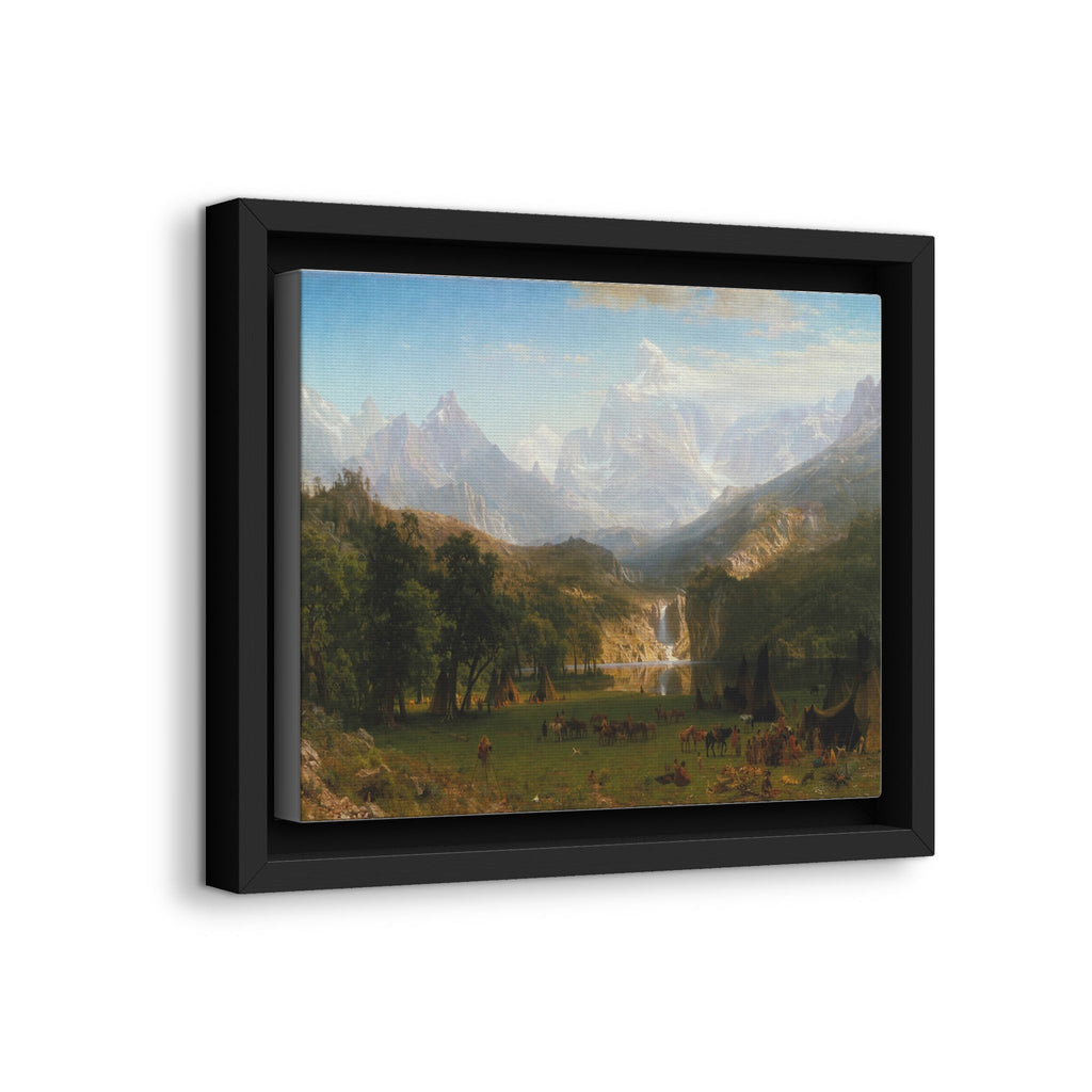 Mattes Leinwandbild, gerahmt (mehrfarbig)