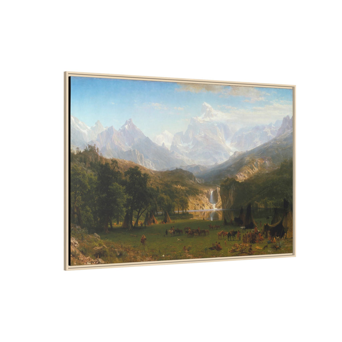 Matte Canvas, Framed (Multi-color)