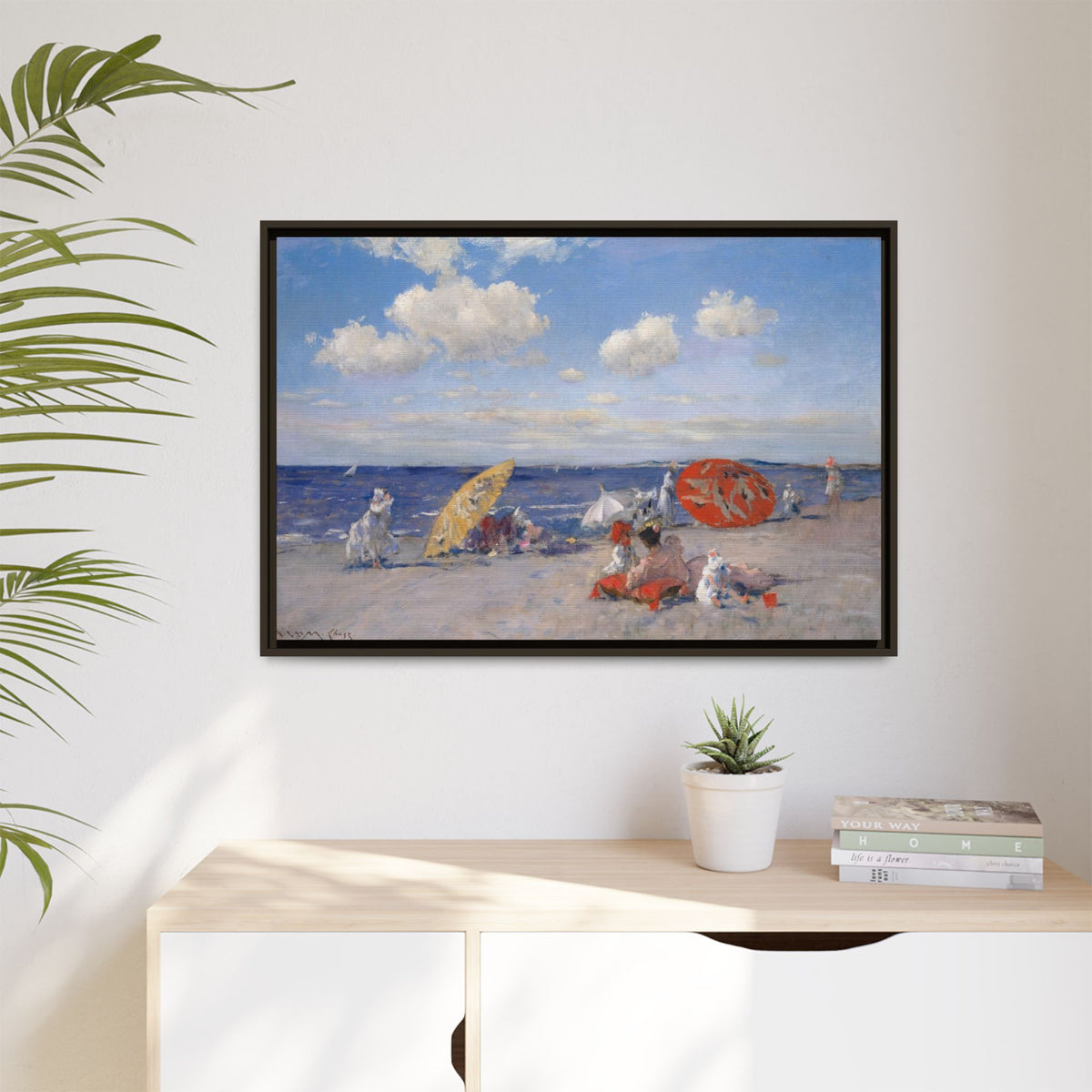 Matte Canvas, Framed (Multi-color)