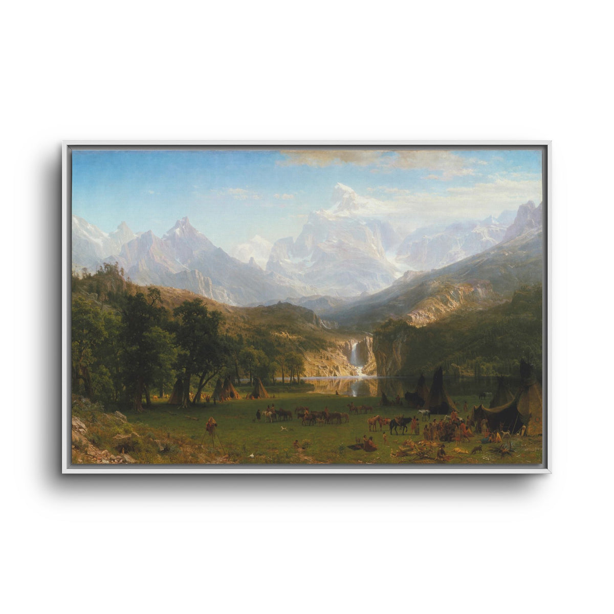 Matte Canvas, Framed (Multi-color)