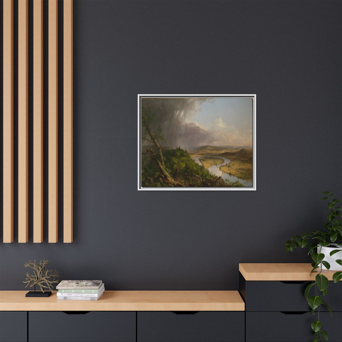 Matte Canvas, Framed (Multi-color)