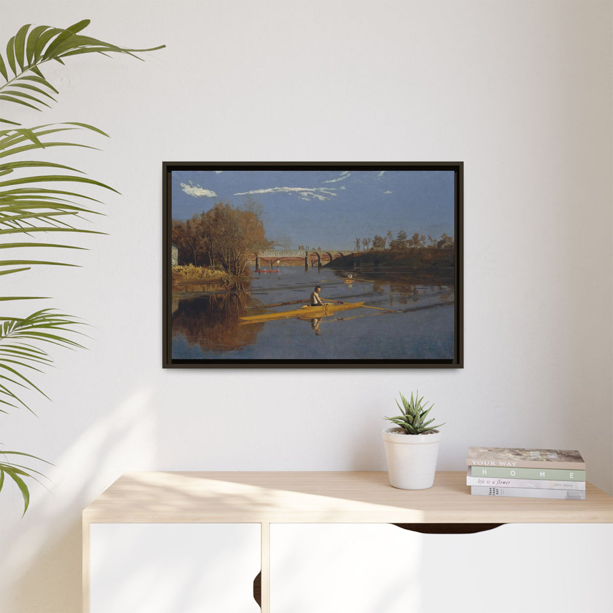 Matte Canvas, Framed (Multi-color)