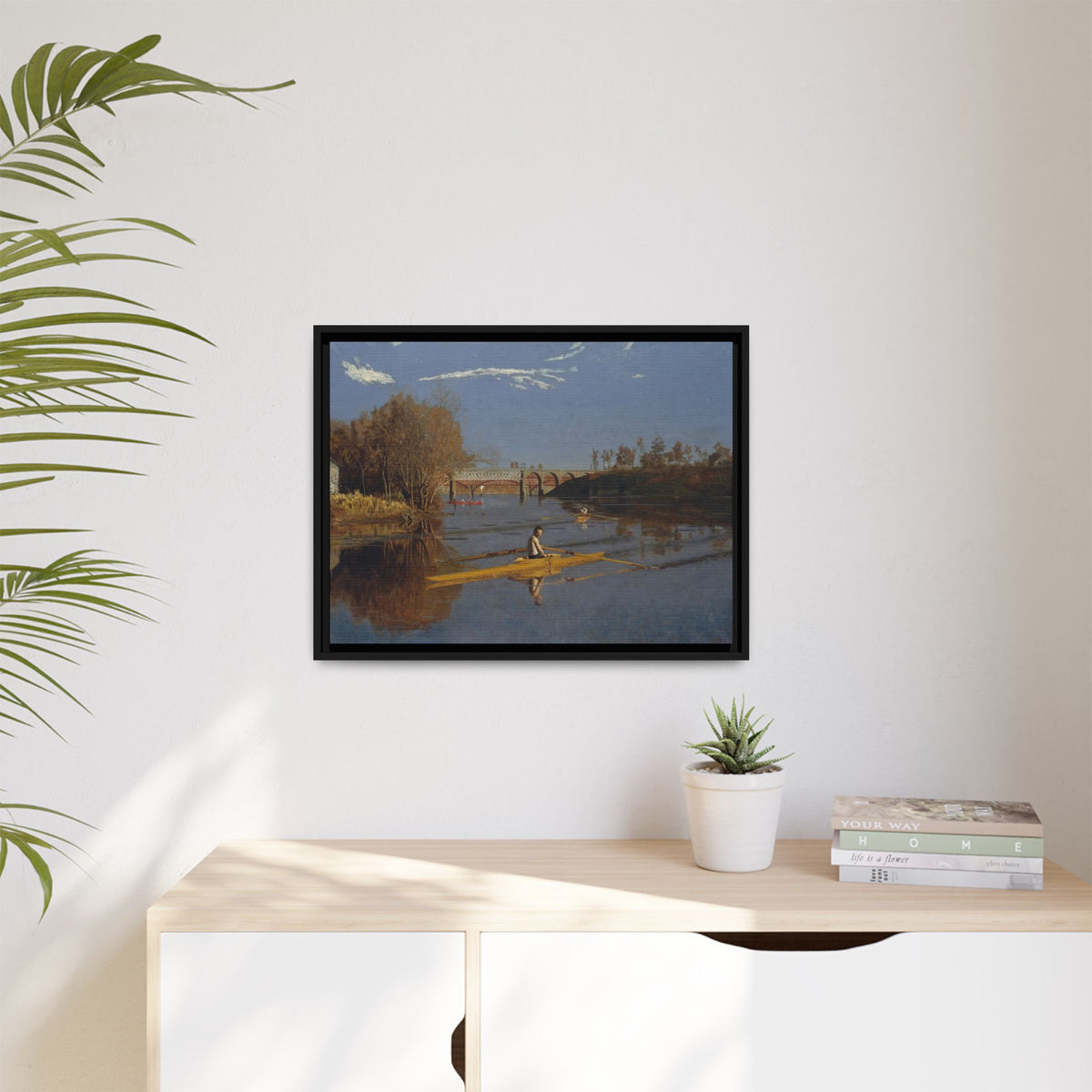 Matte Canvas, Framed (Multi-color)