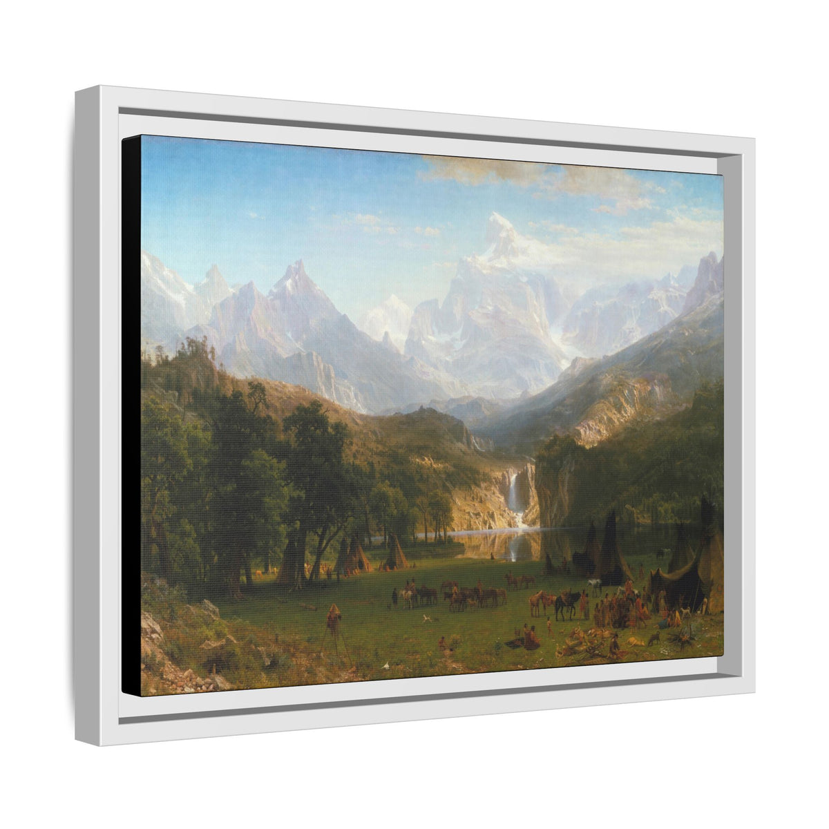 Matte Canvas, Framed (Multi-color)