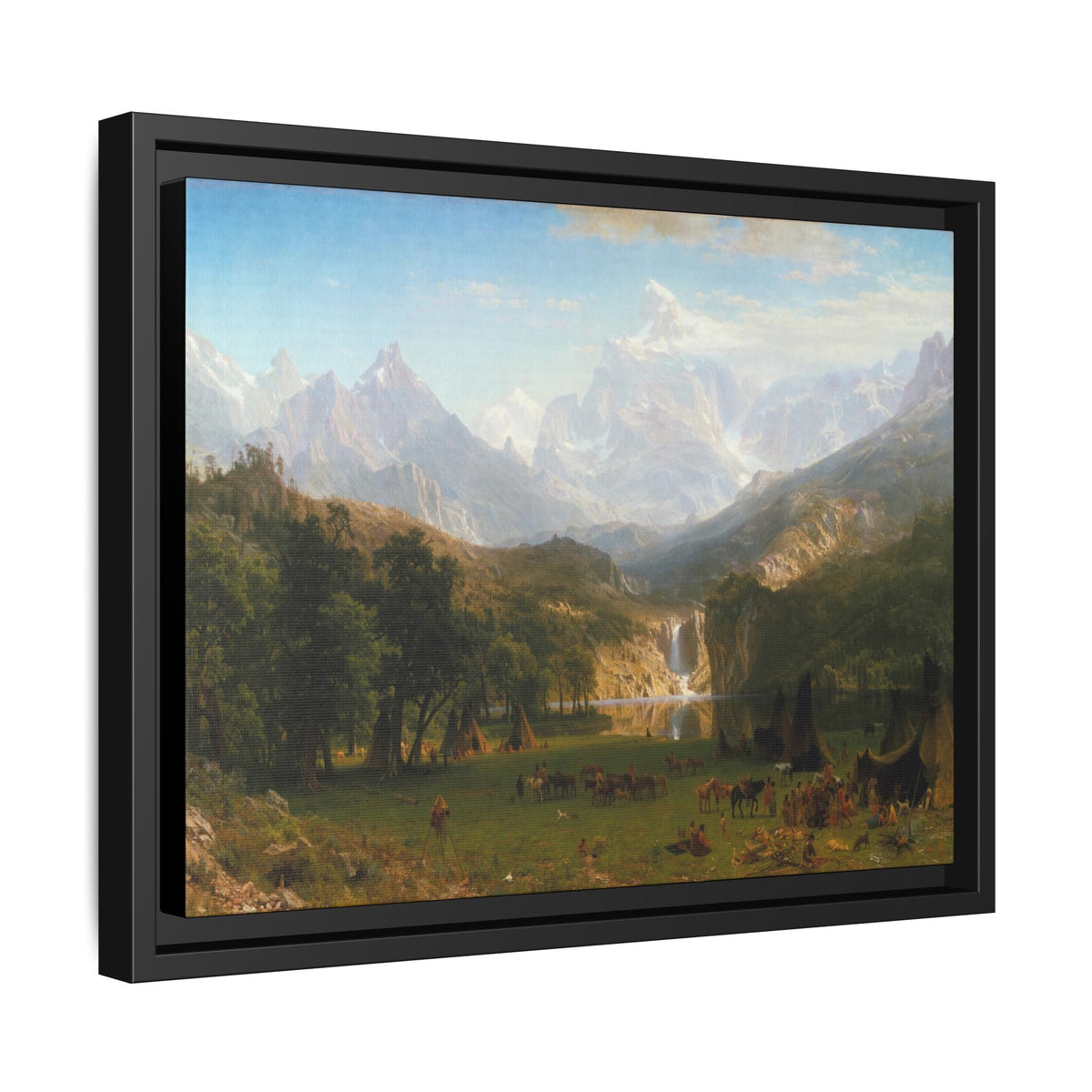 Matte Canvas, Framed (Multi-color)