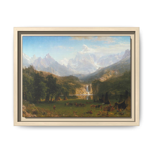 Mattes Leinwandbild, gerahmt (mehrfarbig)