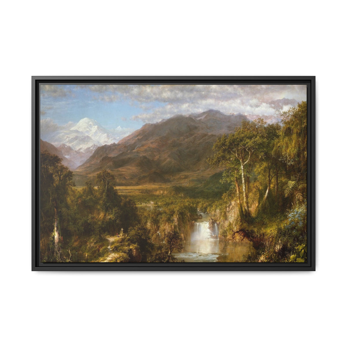 Matte Canvas, Framed (Multi-color)