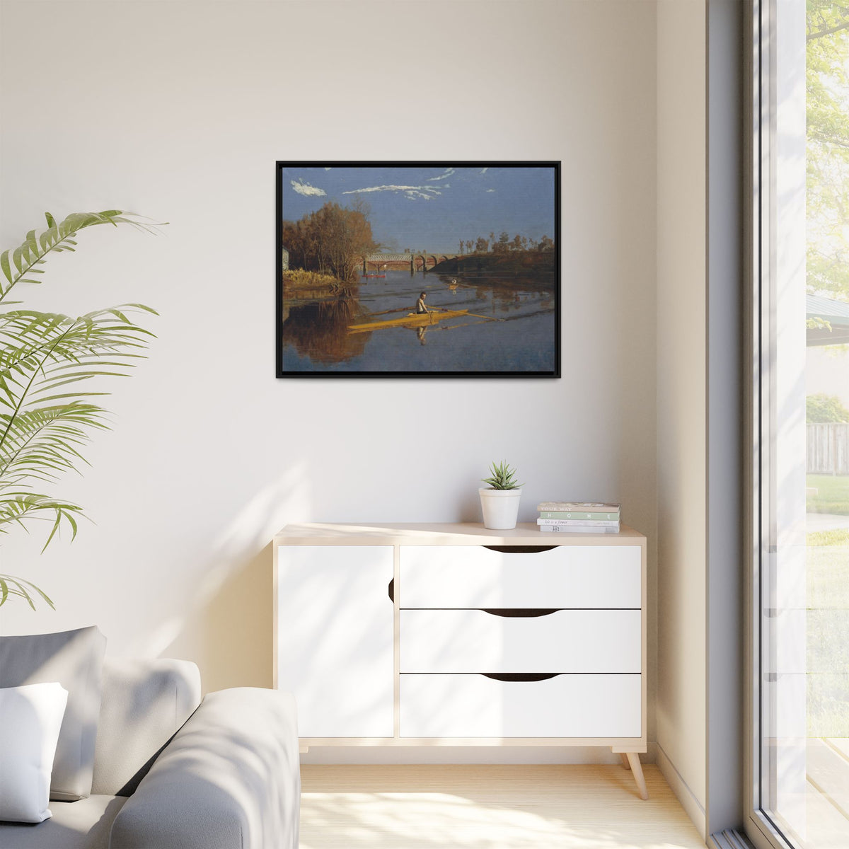Matte Canvas, Framed (Multi-color)