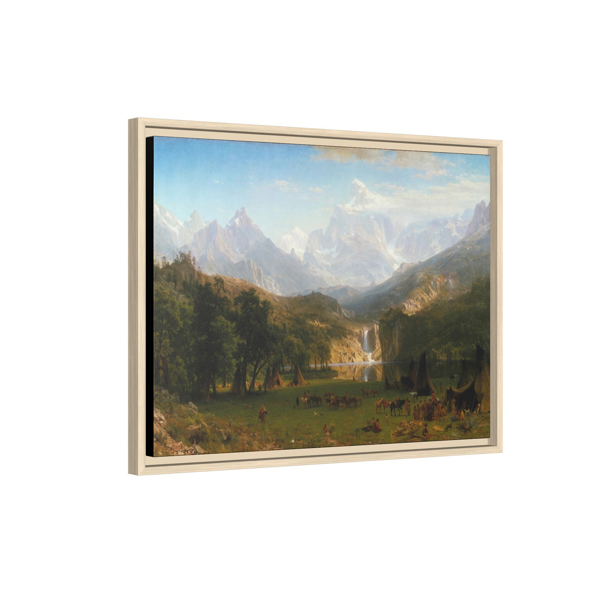 Matte Canvas, Framed (Multi-color)