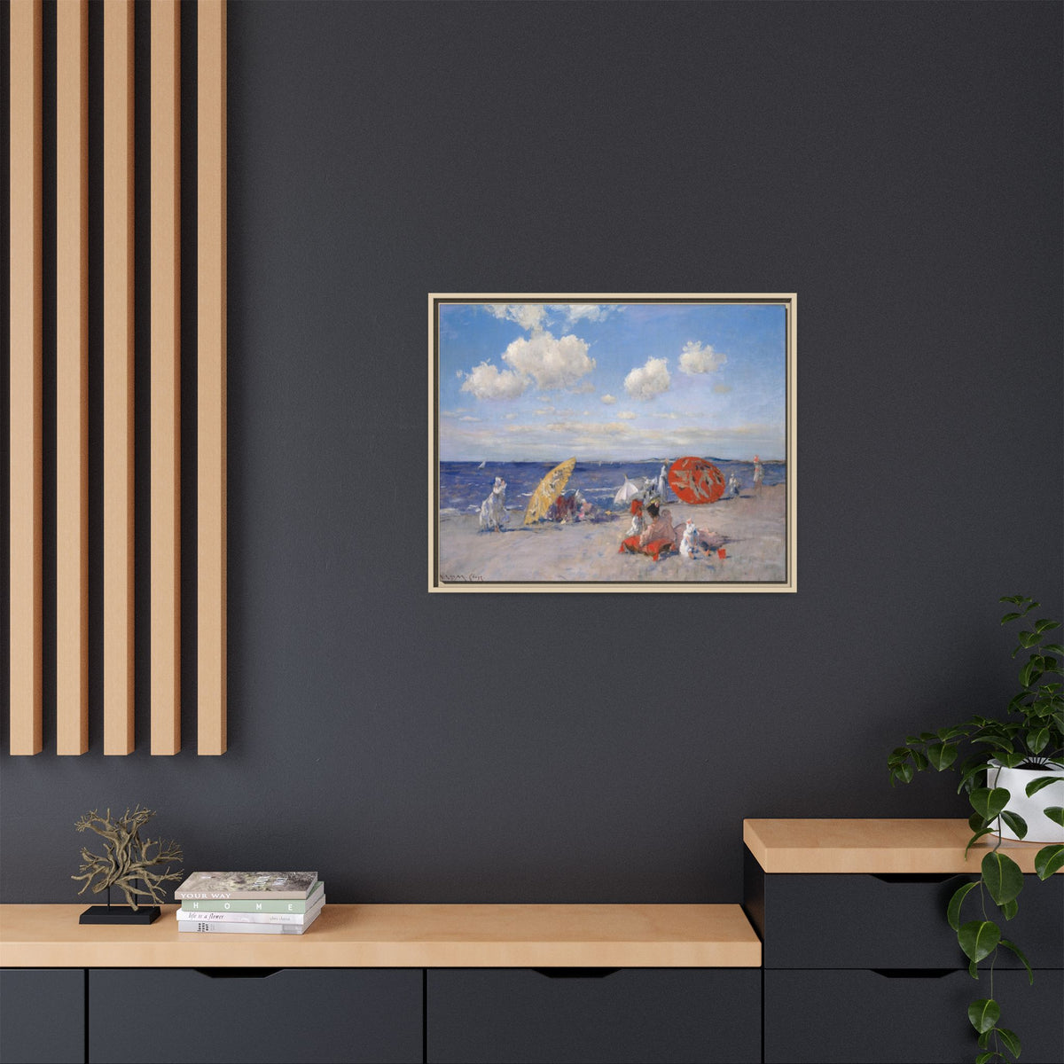 Matte Canvas, Framed (Multi-color)