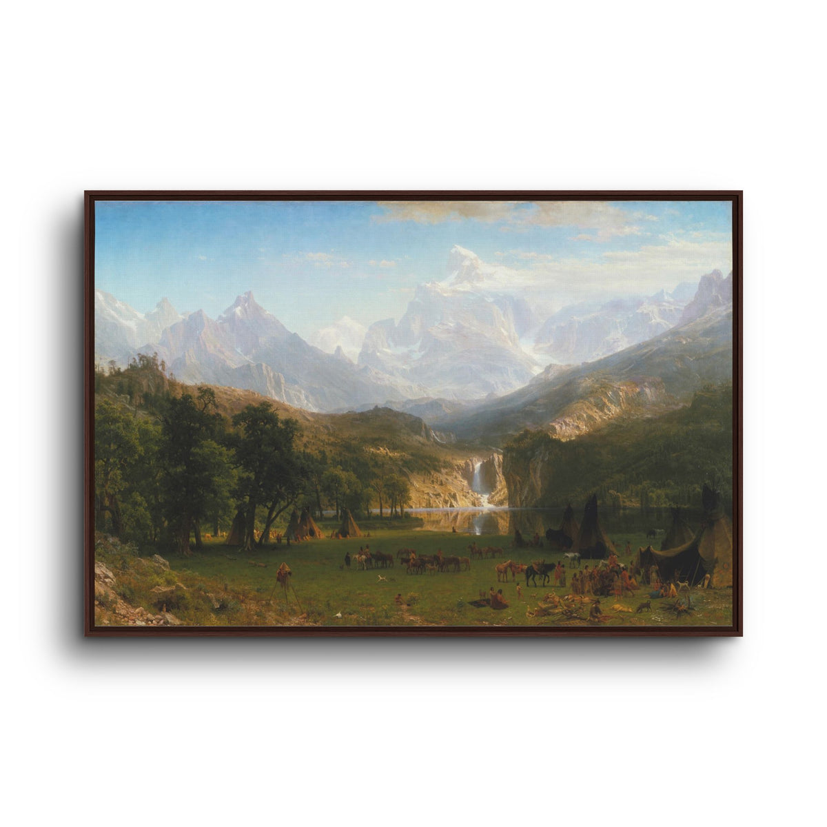 Matte Canvas, Framed (Multi-color)