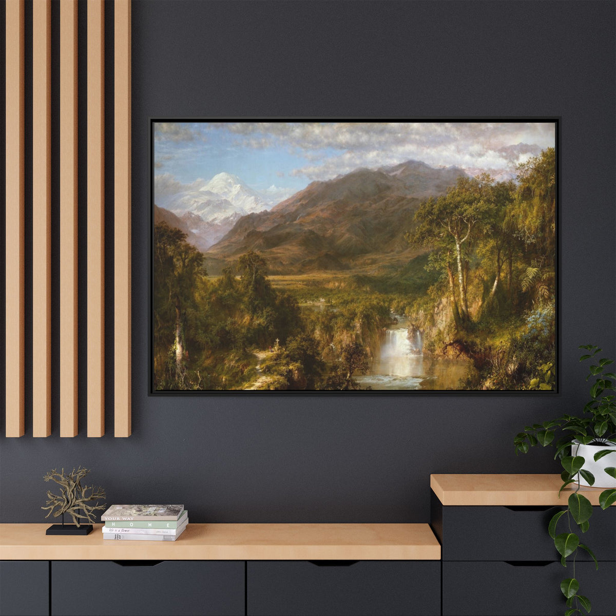 Matte Canvas, Framed (Multi-color)