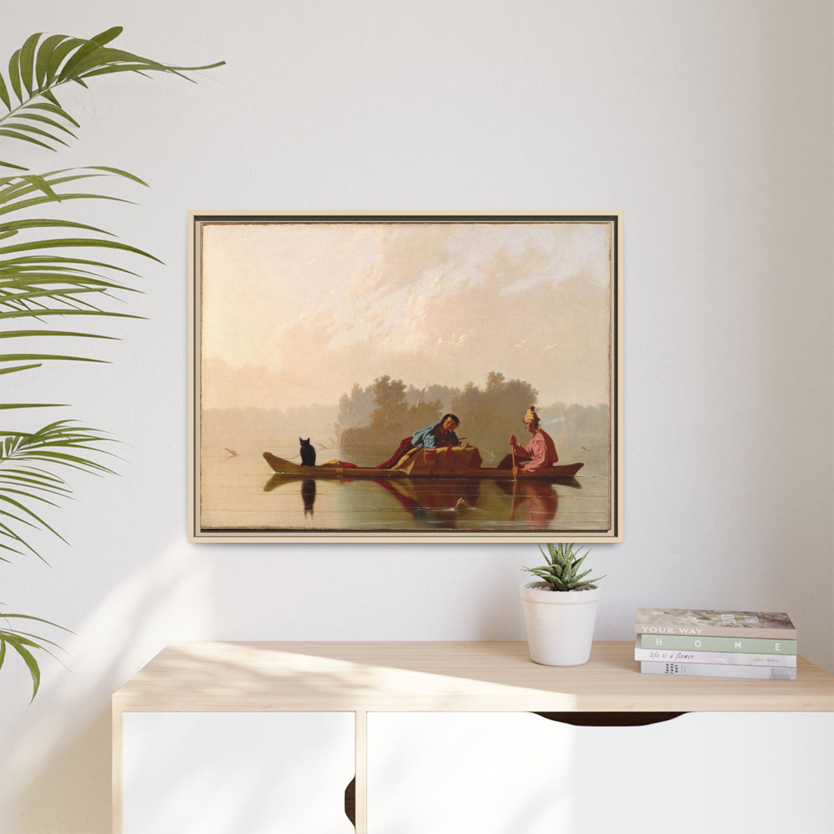 Matte Canvas, Framed (Multi-color)