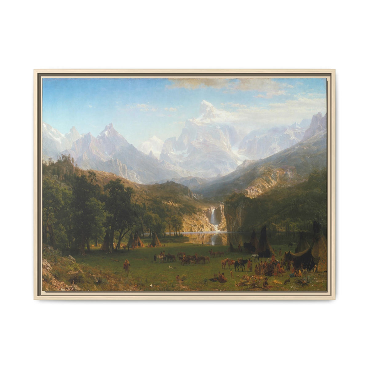 Matte Canvas, Framed (Multi-color)