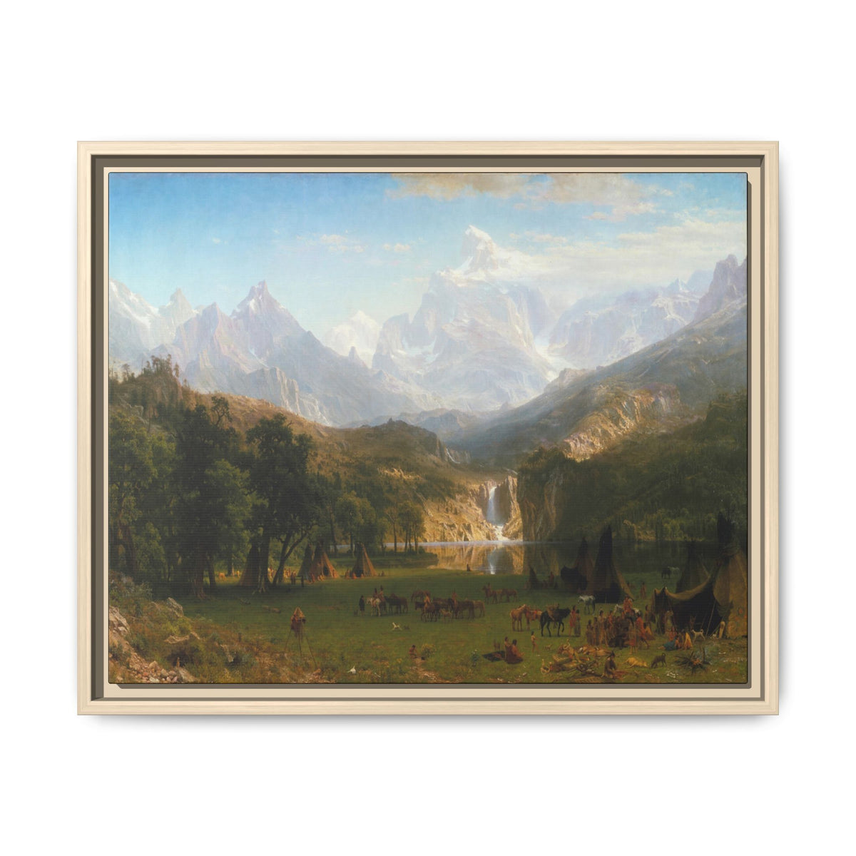 Matte Canvas, Framed (Multi-color)