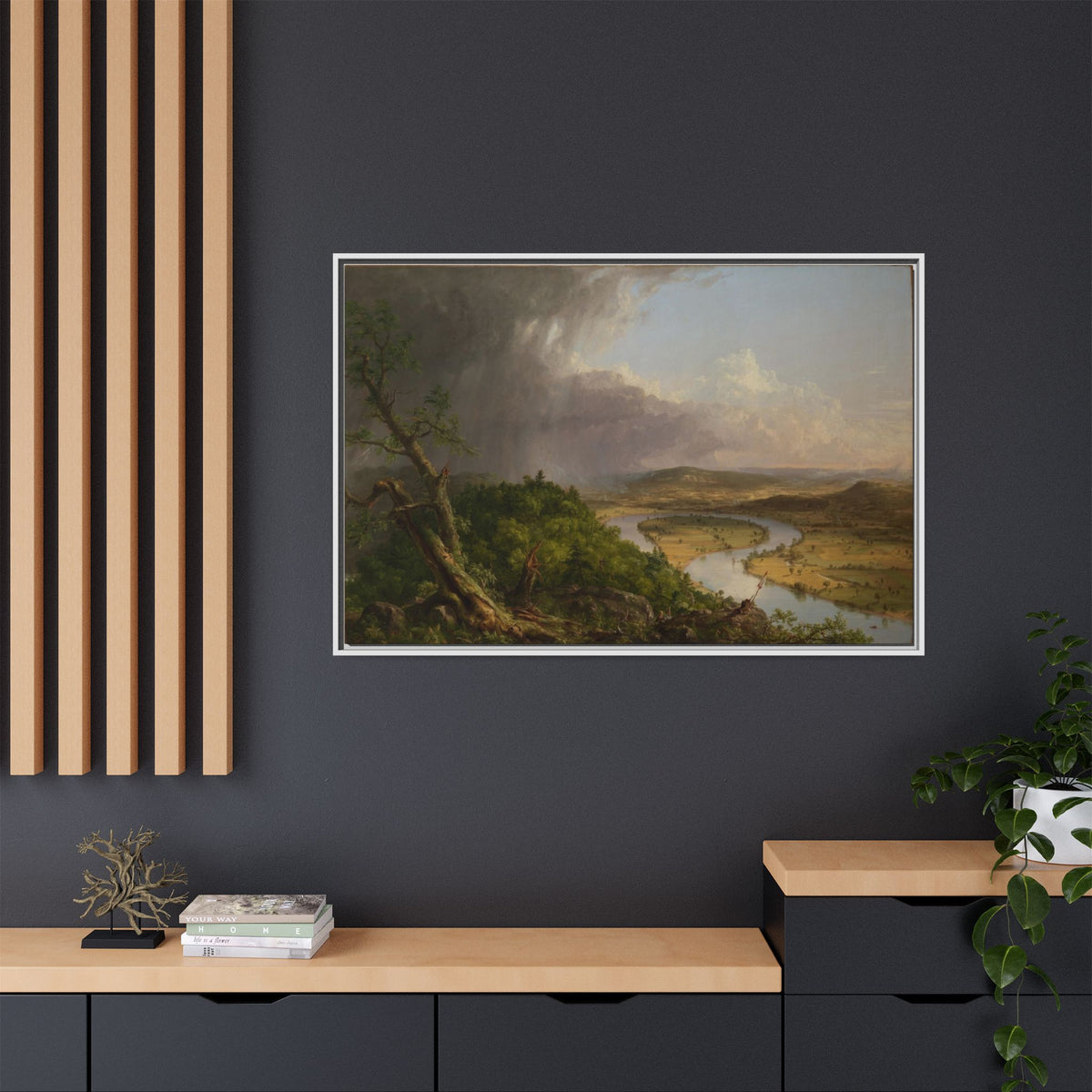 Matte Canvas, Framed (Multi-color)