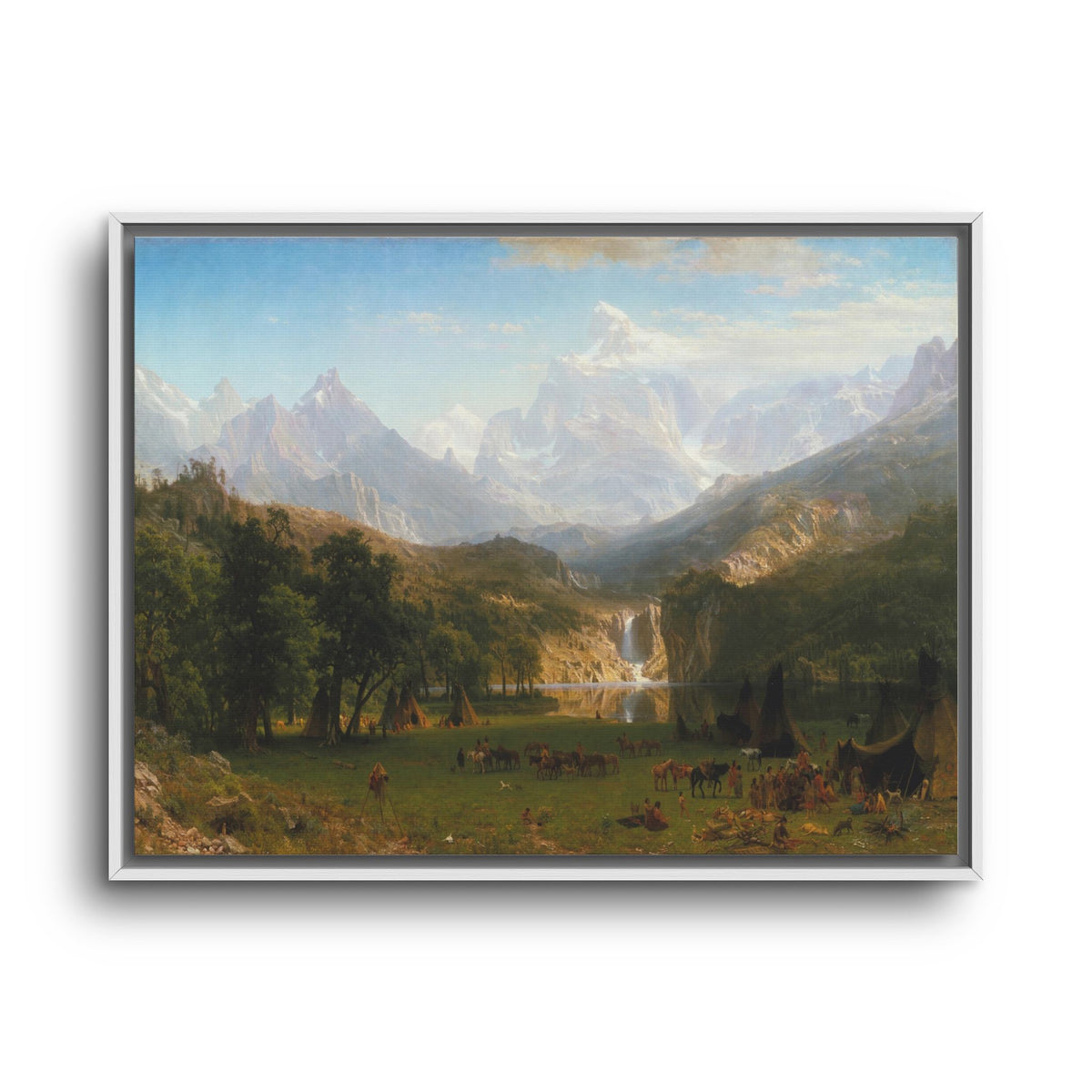 Matte Canvas, Framed (Multi-color)
