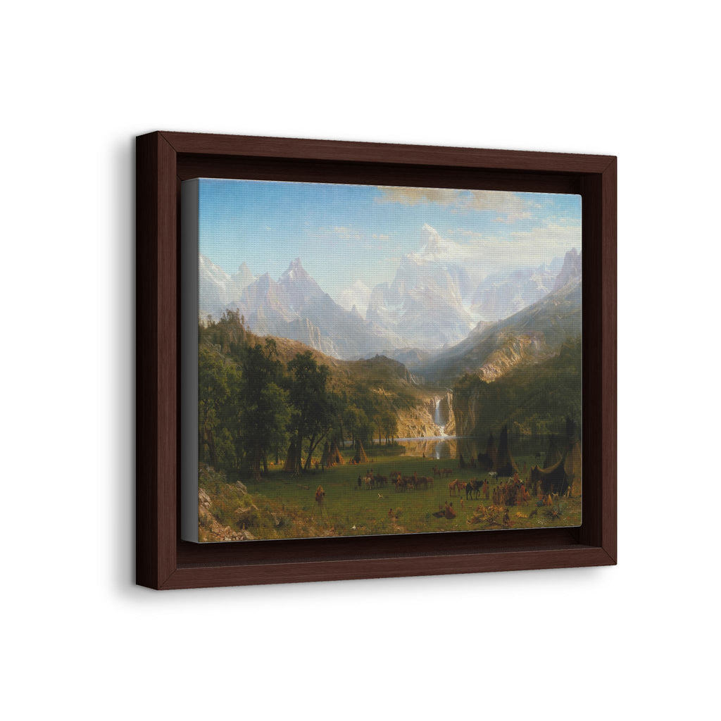 Mattes Leinwandbild, gerahmt (mehrfarbig)