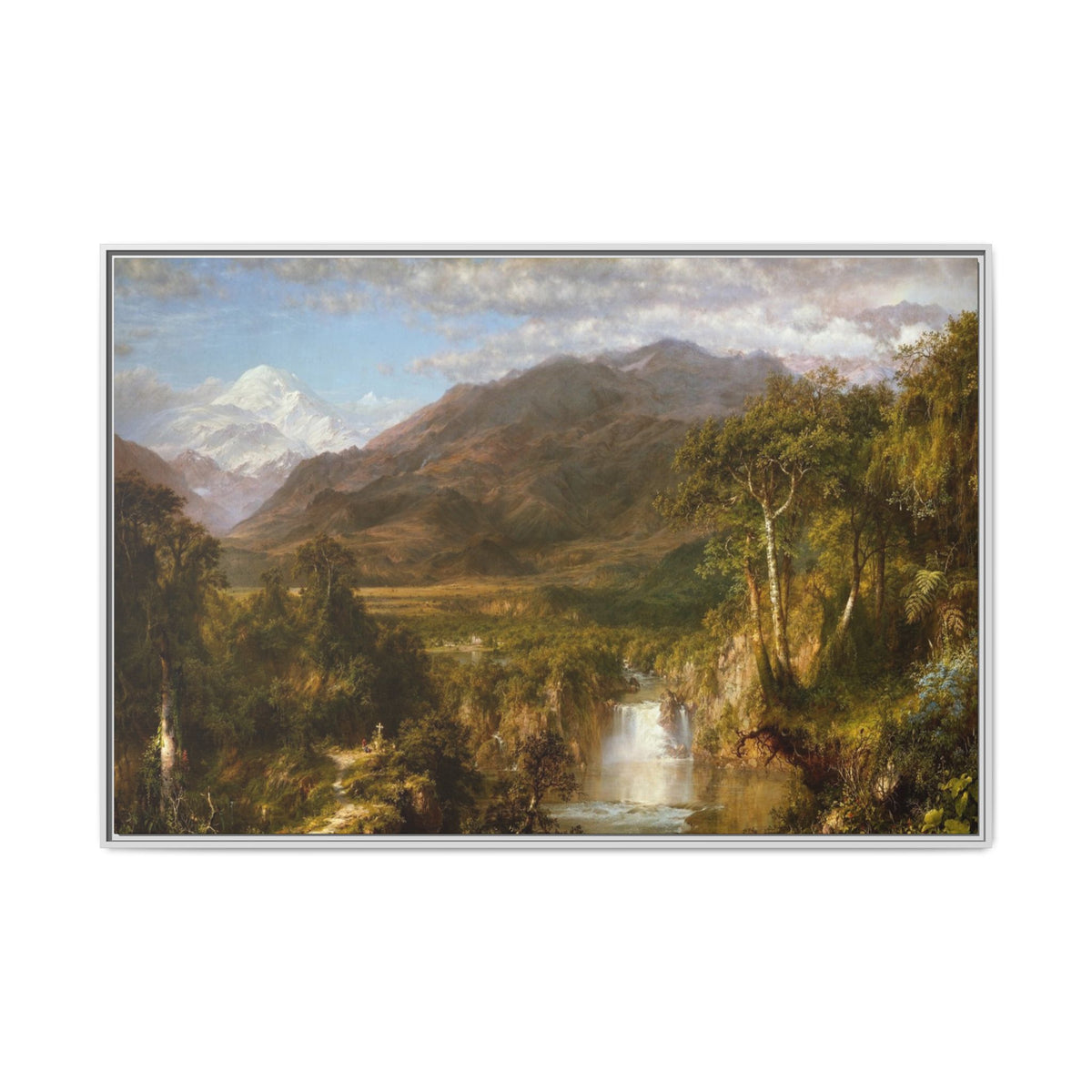 Matte Canvas, Framed (Multi-color)