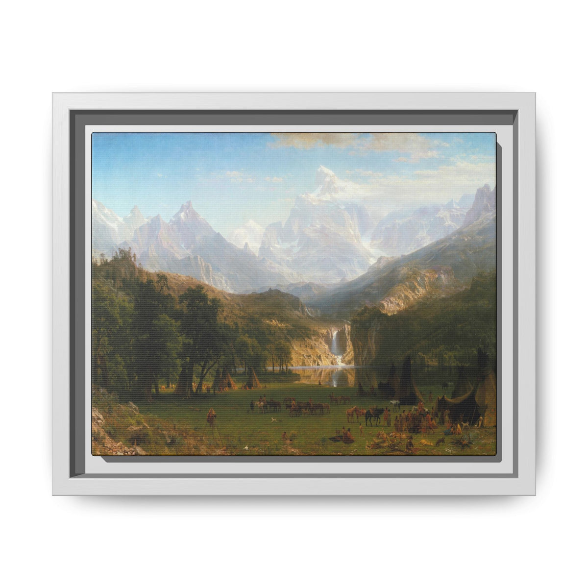 Matte Canvas, Framed (Multi-color)