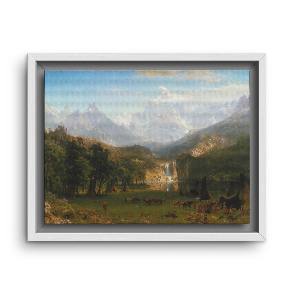 Matte Canvas, Framed (Multi-color)