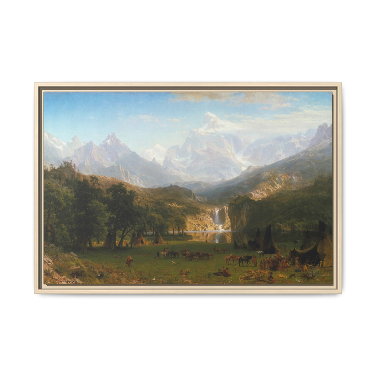 Matte Canvas, Framed (Multi-color)
