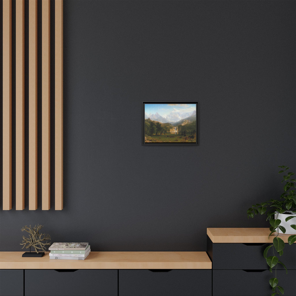 Matte Canvas, Framed (Multi-color)