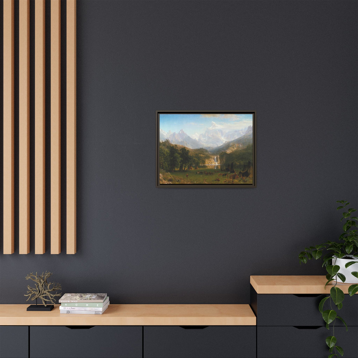 Matte Canvas, Framed (Multi-color)