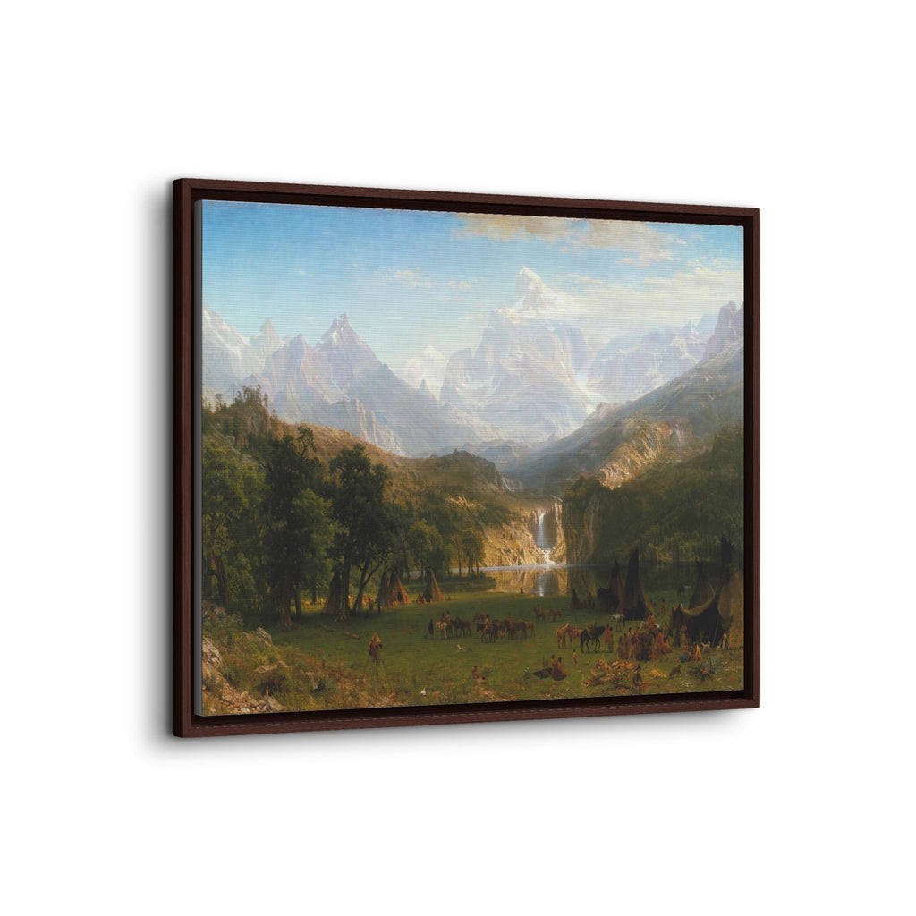 Mattes Leinwandbild, gerahmt (mehrfarbig)