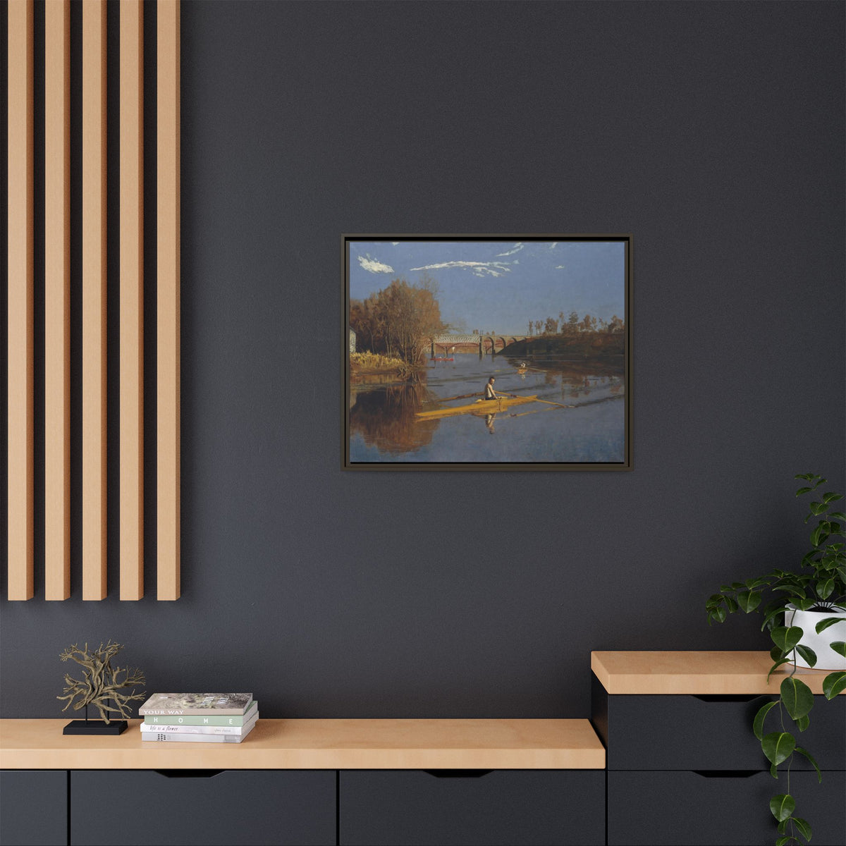 Matte Canvas, Framed (Multi-color)