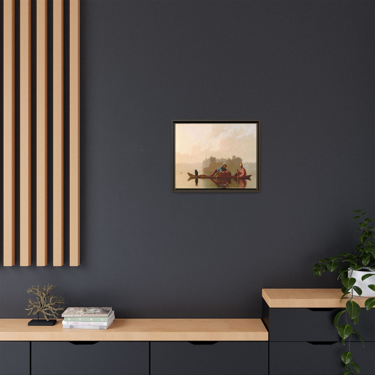 Matte Canvas, Framed (Multi-color)