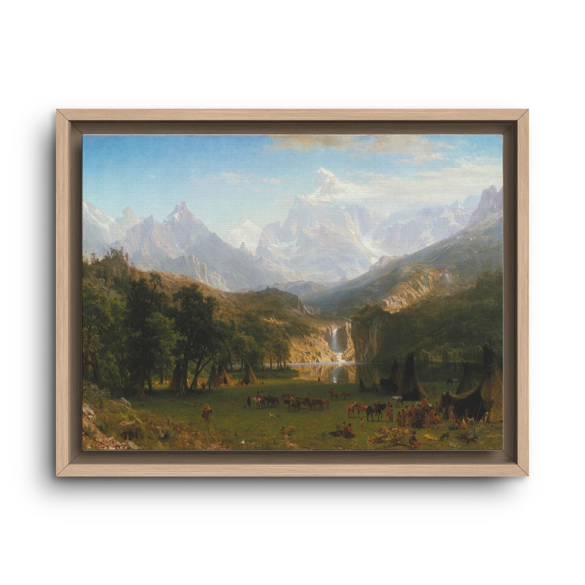 Matte Canvas, Framed (Multi-color)