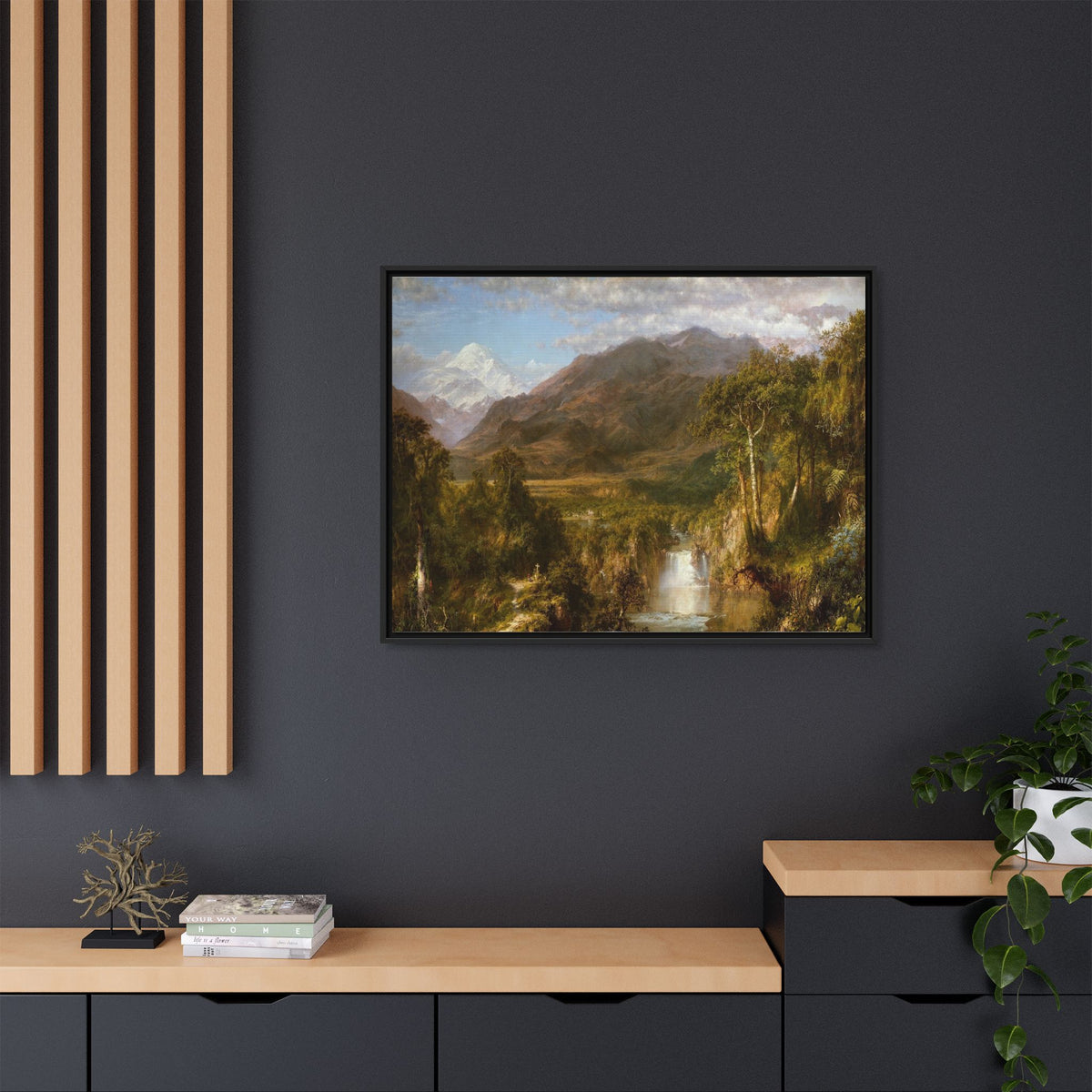 Matte Canvas, Framed (Multi-color)