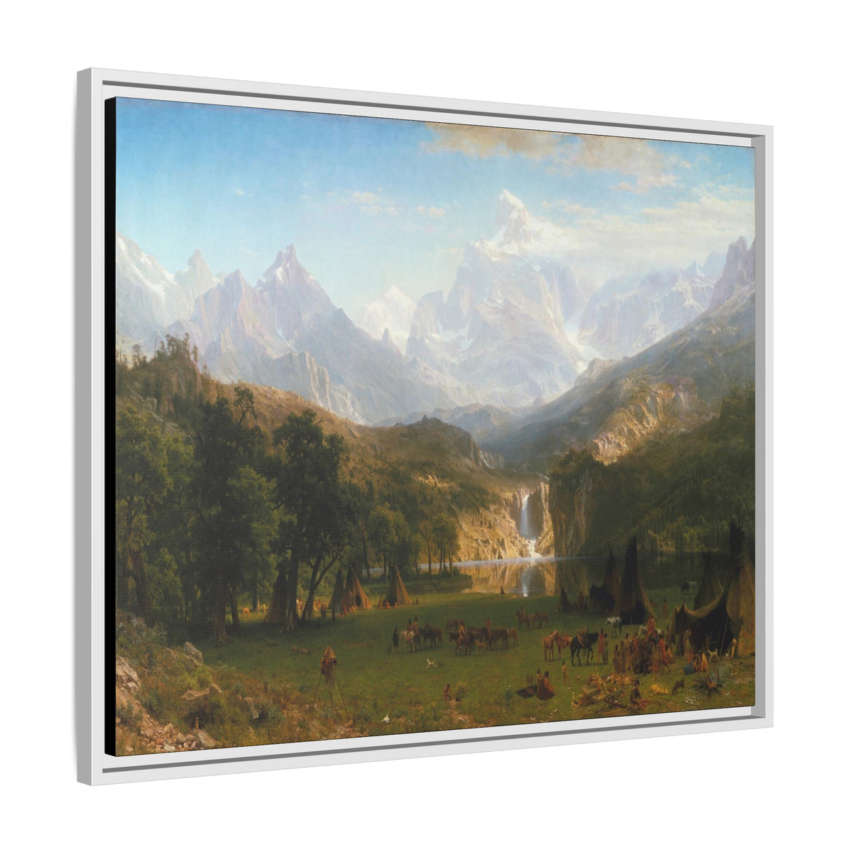 Matte Canvas, Framed (Multi-color)