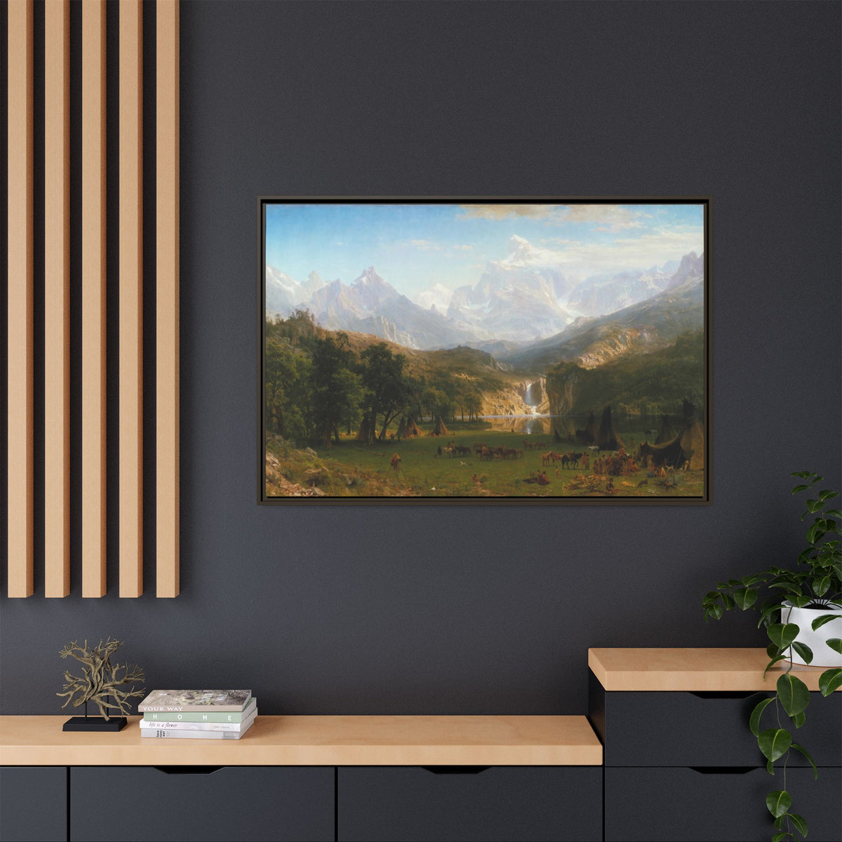 Matte Canvas, Framed (Multi-color)