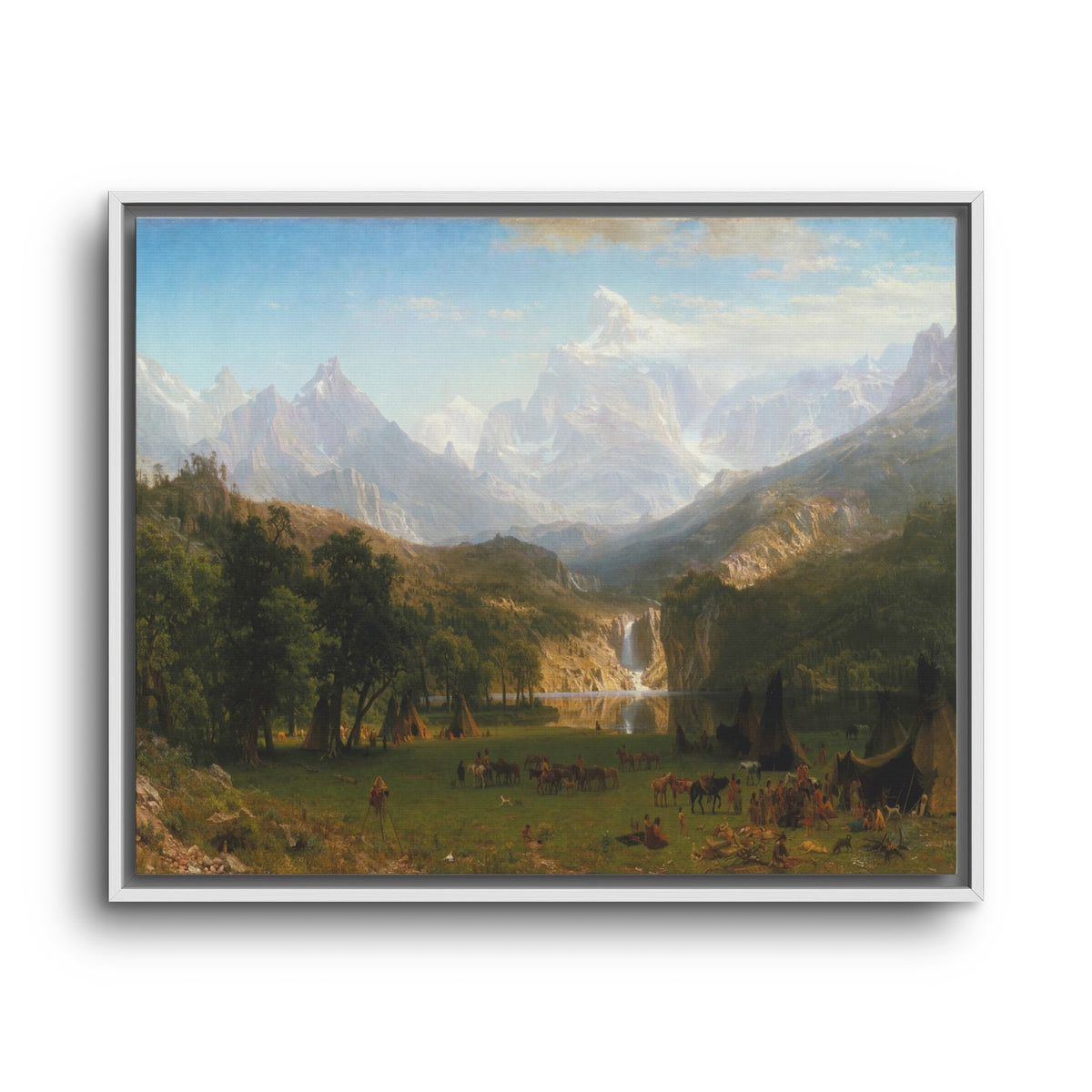 Matte Canvas, Framed (Multi-color)