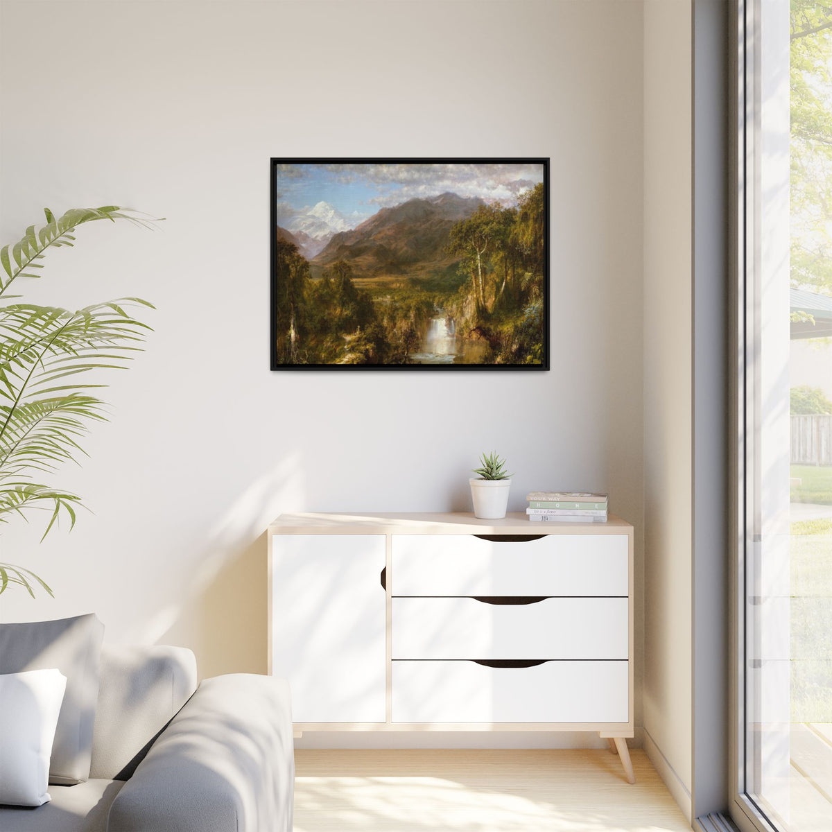 Matte Canvas, Framed (Multi-color)