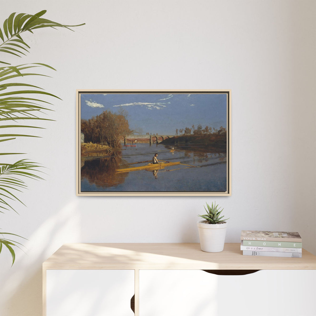 Matte Canvas, Framed (Multi-color)