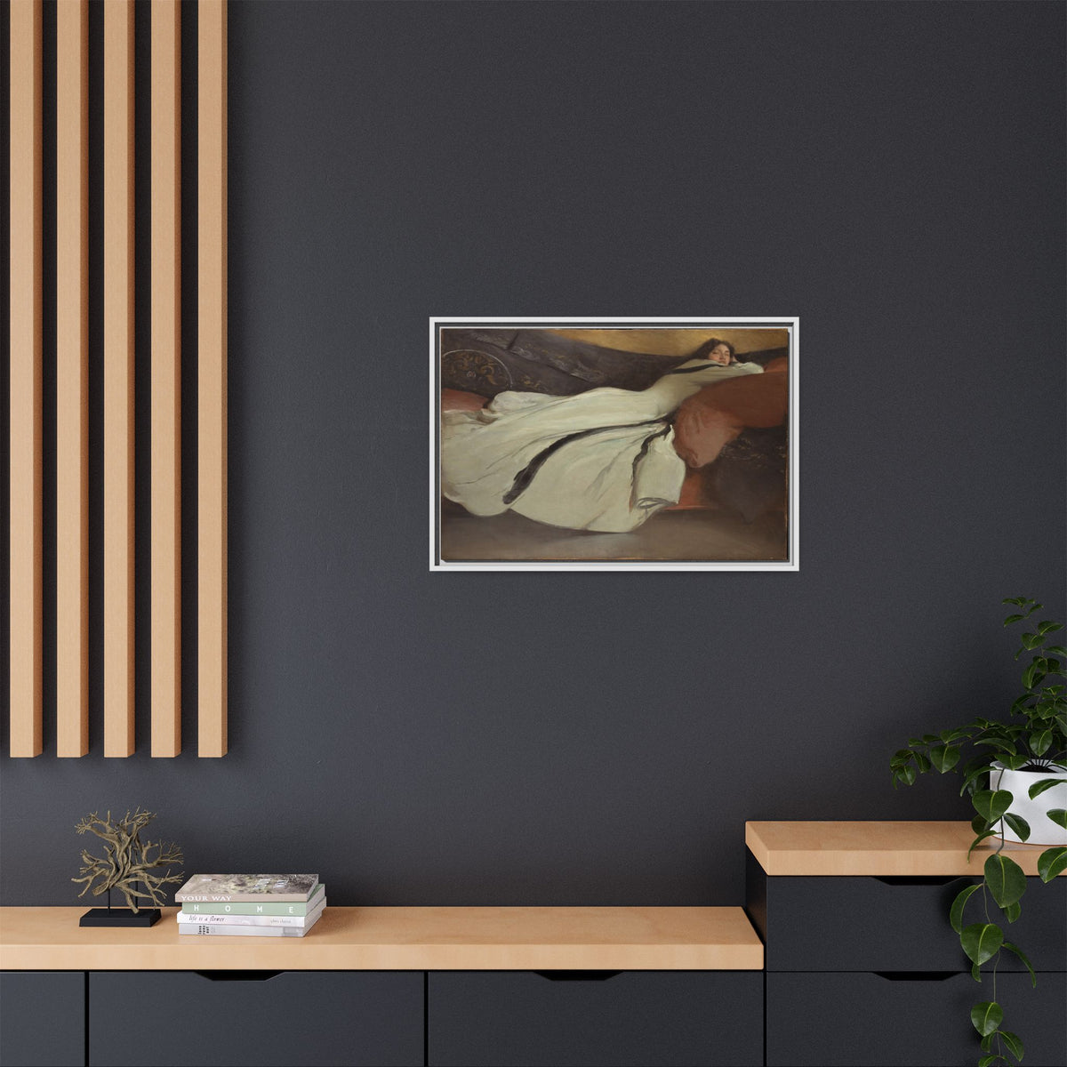 Matte Canvas, Framed (Multi-color)