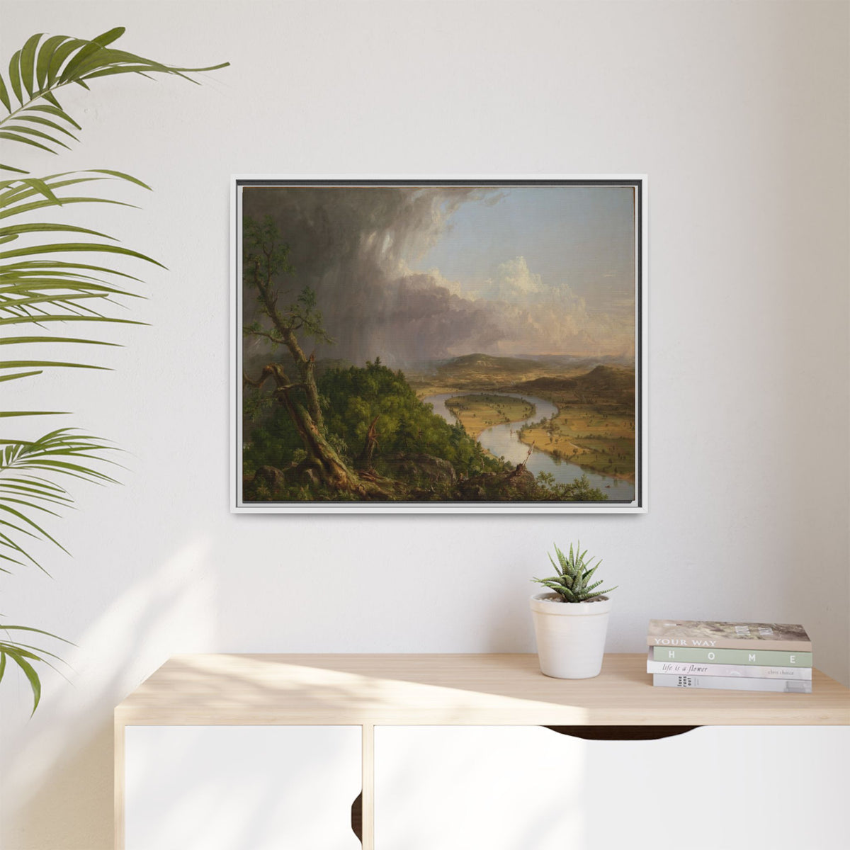 Matte Canvas, Framed (Multi-color)
