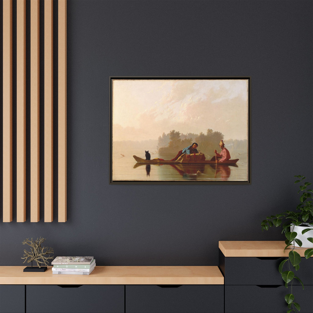 Matte Canvas, Framed (Multi-color)
