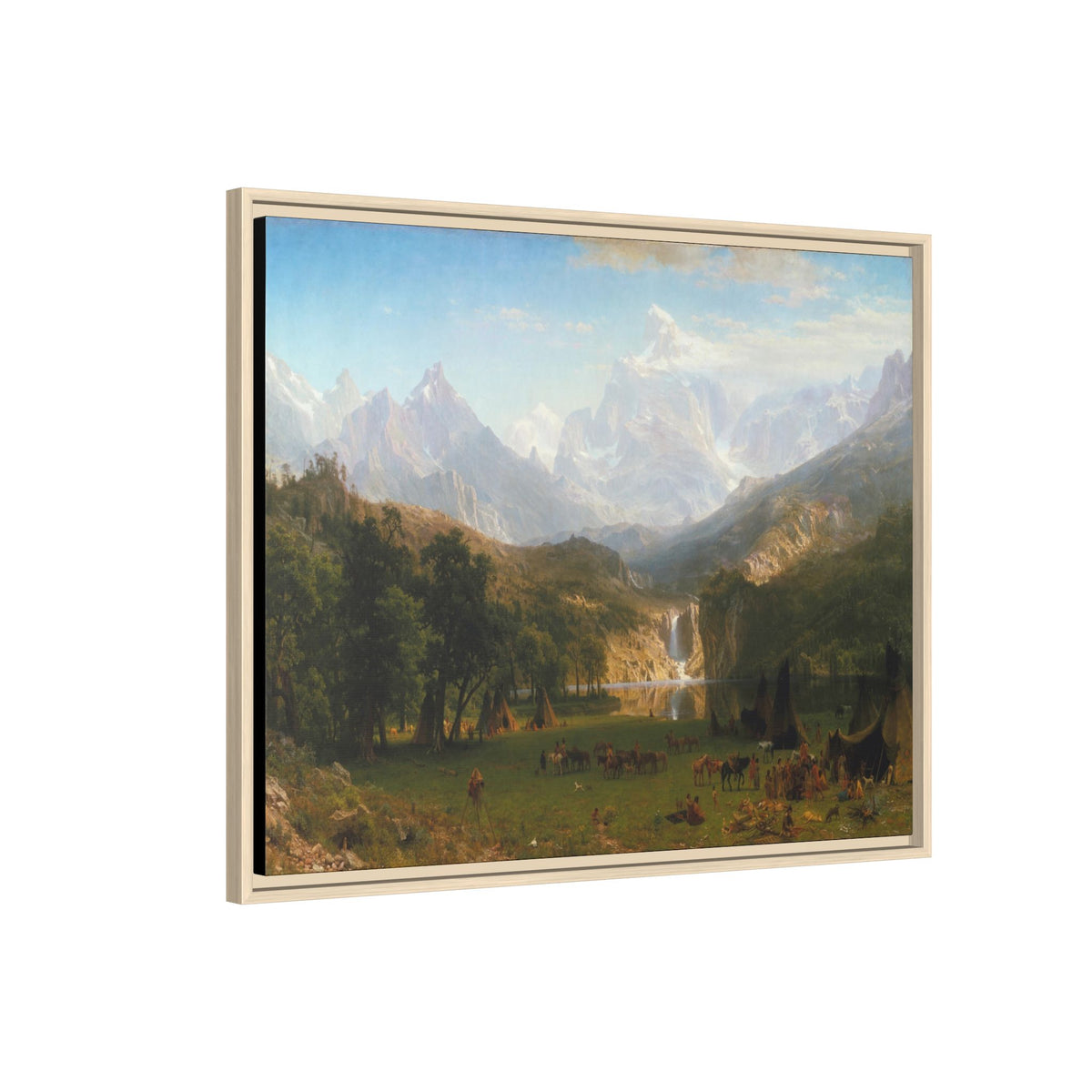 Matte Canvas, Framed (Multi-color)