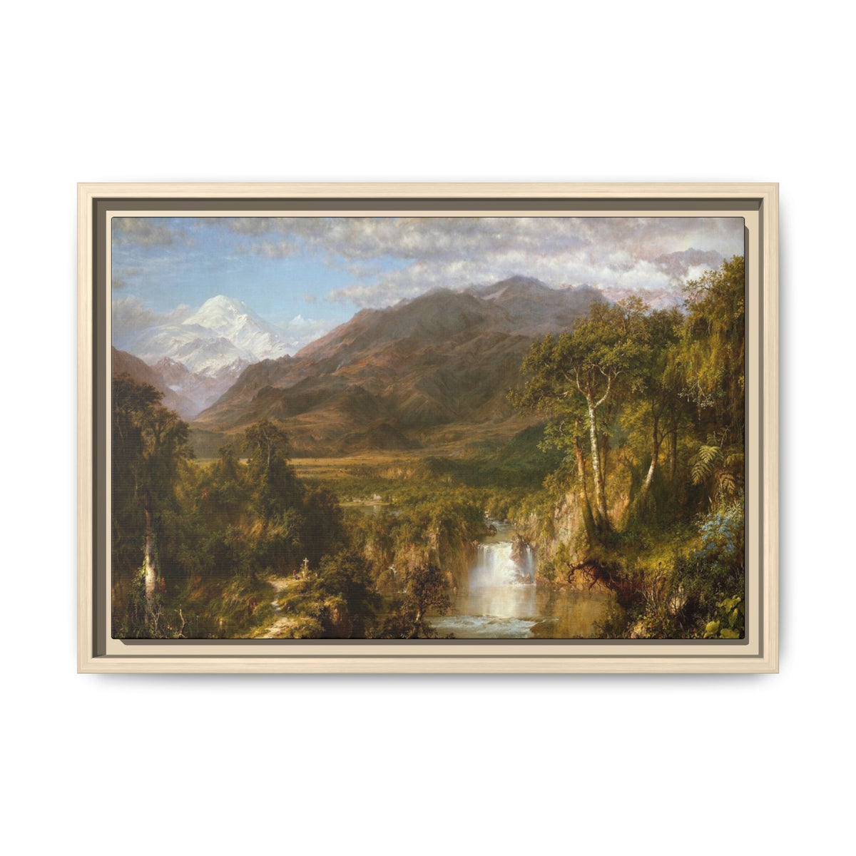 Matte Canvas, Framed (Multi-color)