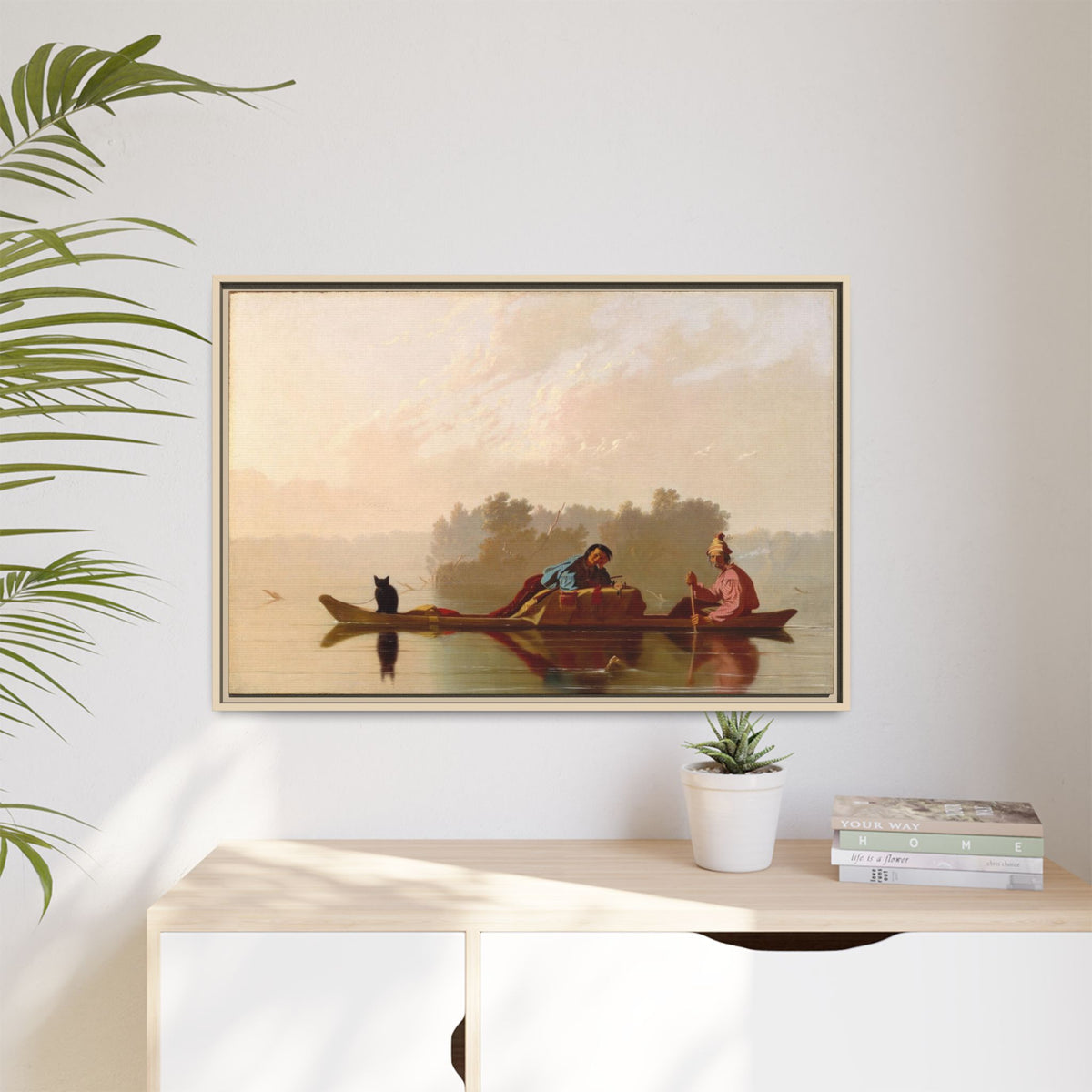 Matte Canvas, Framed (Multi-color)
